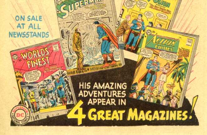 ACTION COMICS NO.235 ANUNCIO DEL INTERIOR