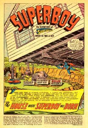 ADVENTURE COMICS NO.232 SPLASH PAGE