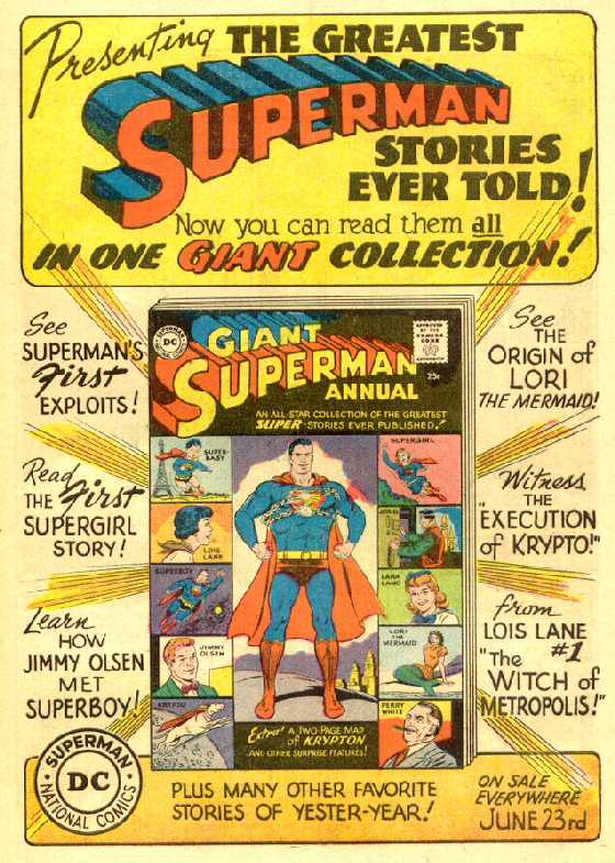 SUPERMAN 139 anuncio