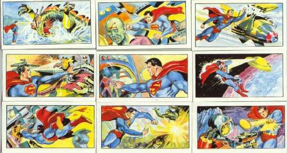 SUPERMAN IN SKYBOX ADVERTISING