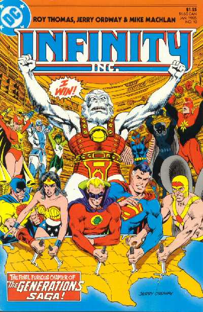 INFINITY INC NO. 7 DC COMICS