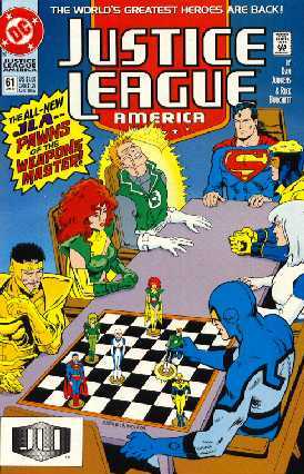 JUSTICE LEAGUE AMERICA 61 1992