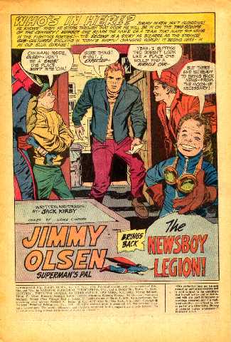 JIMMY OLSEN 133 splash page