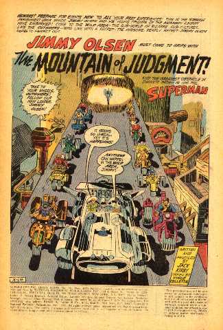 JIMMY OLSEN 134 splash page