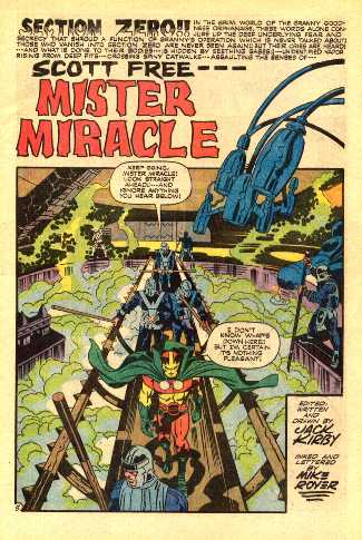 MISTER MIRACLE 8 SPLASH PAGE
