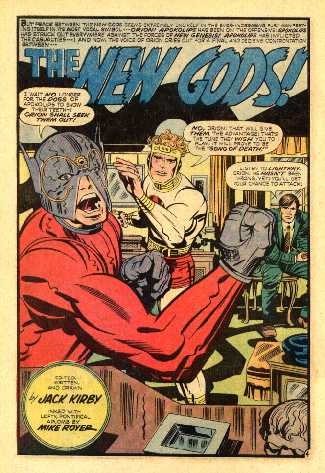 THE NEW GODS 11 SPLASH PAGE