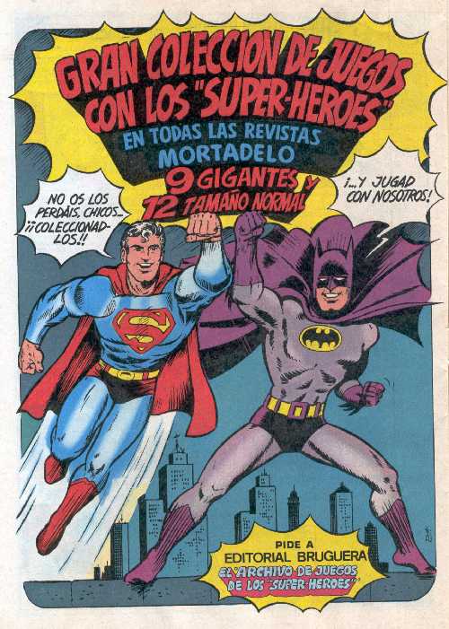 SUPERMAN BATMAN ANUNCIO