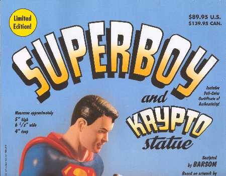 SUPERBOY AND KRYPTO POSTER
