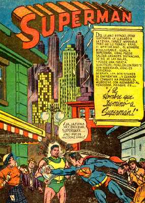 SUPERMAN NOVARO 10 SPLASH PAGE