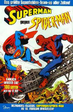 SUPERMAN / SPIDERMAN ADVERISEMENT