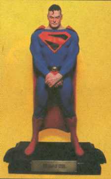 SUPERMAN STATUE PINTED